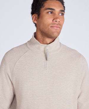 Riga Mens Melange Fleece - Light Brown