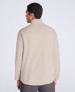 Riga Mens Melange Fleece - Light Brown