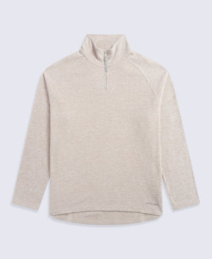 Riga Mens Melange Fleece - Light Brown