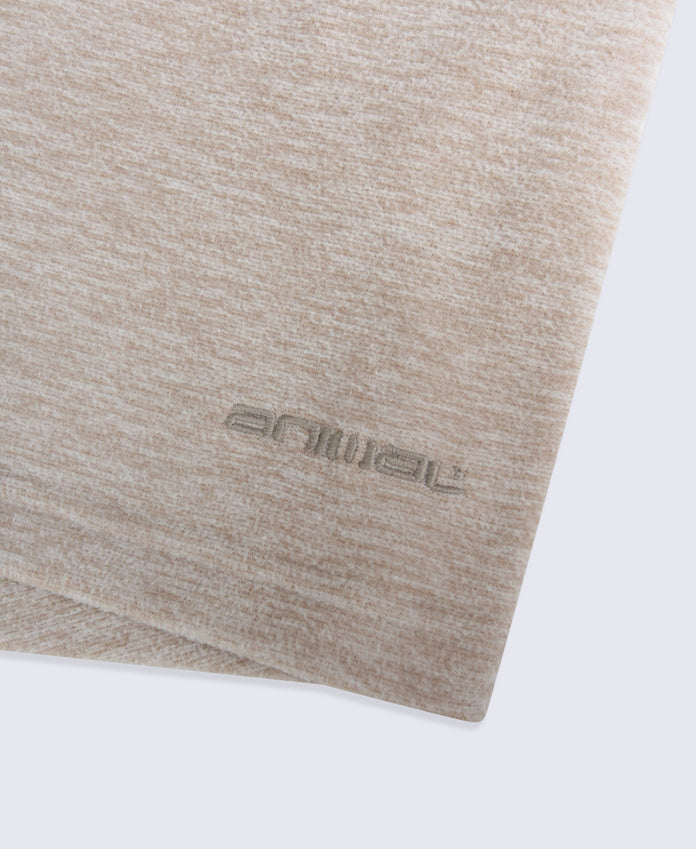 Riga Mens Melange Fleece - Light Brown