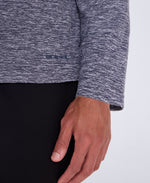 Riga Mens Melange Fleece - Navy