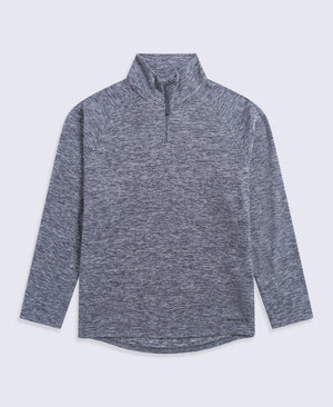 Riga Mens Melange Fleece - Navy