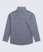 Riga Mens Melange Fleece - Navy