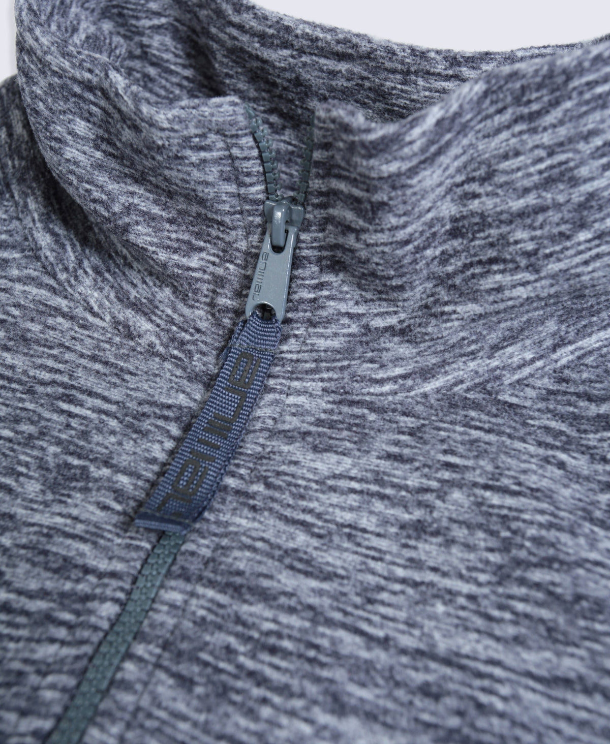 Riga Mens Melange Fleece - Navy