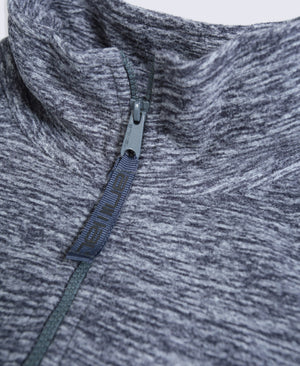 Riga Mens Melange Fleece - Navy