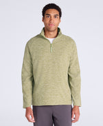 Riga Mens Melange Fleece - Pale Green