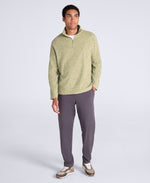 Riga Mens Melange Fleece - Pale Green