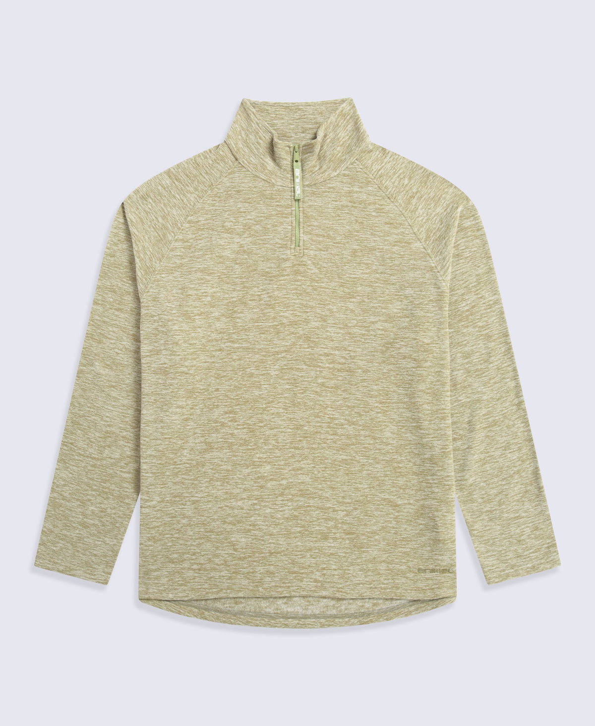Riga Mens Melange Fleece - Pale Green