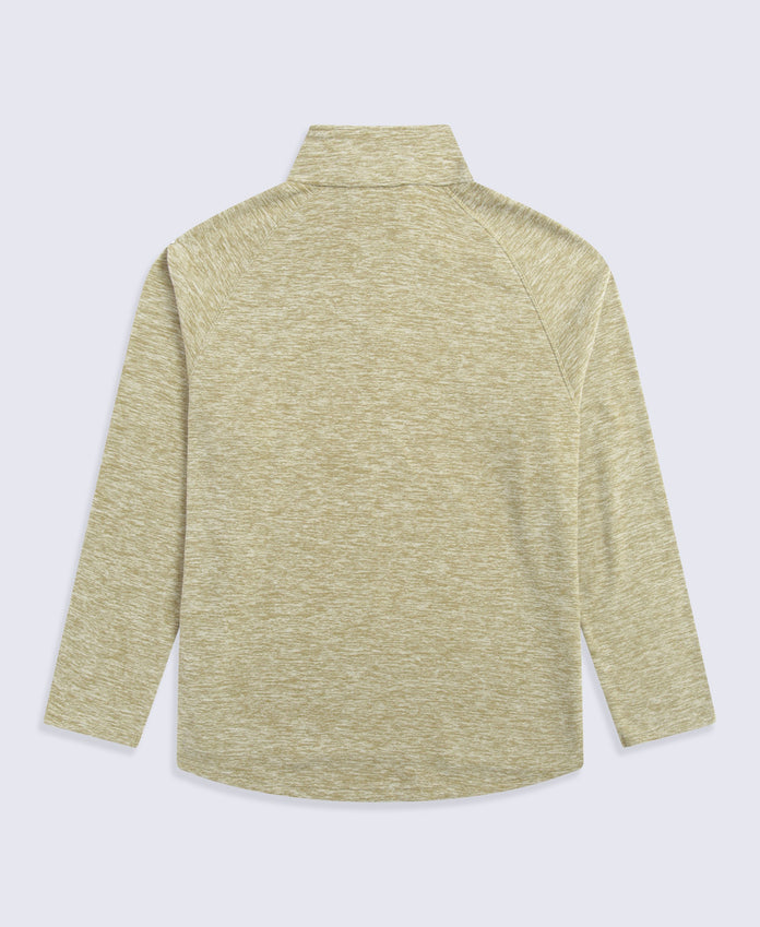 Riga Mens Melange Fleece - Pale Green