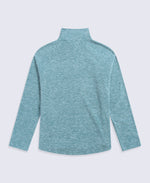 Riga Womens Melange Fleece - Dark Blue
