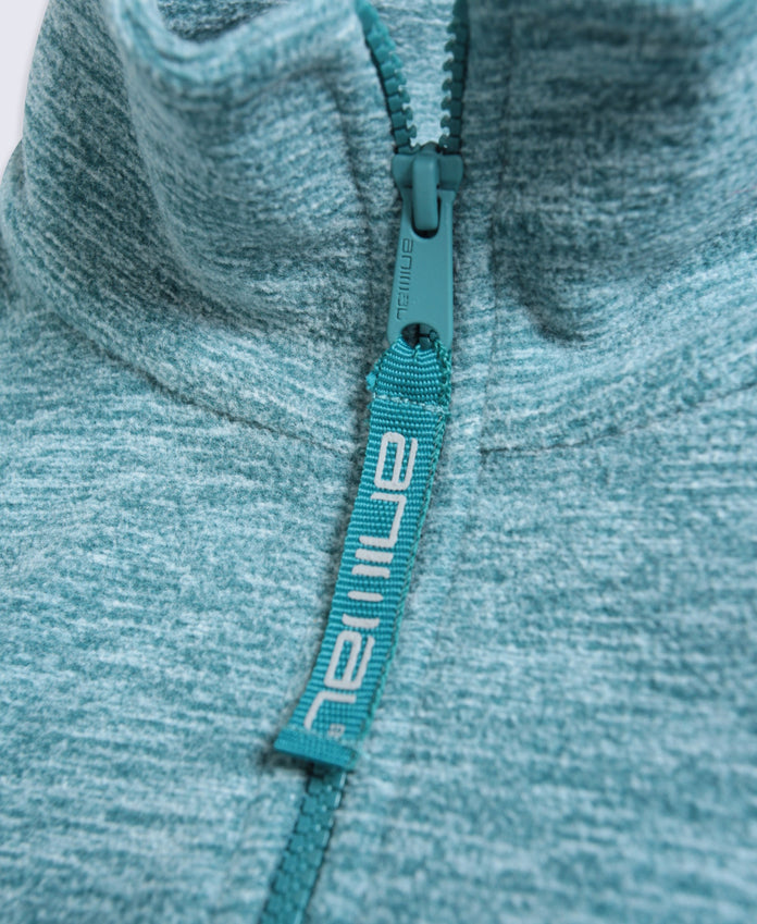 Riga Womens Melange Fleece - Dark Blue