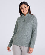 Riga Womens Melange Fleece - Dark Grey