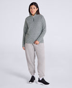 Riga Womens Melange Fleece - Dark Grey