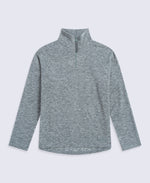 Riga Womens Melange Fleece - Dark Grey