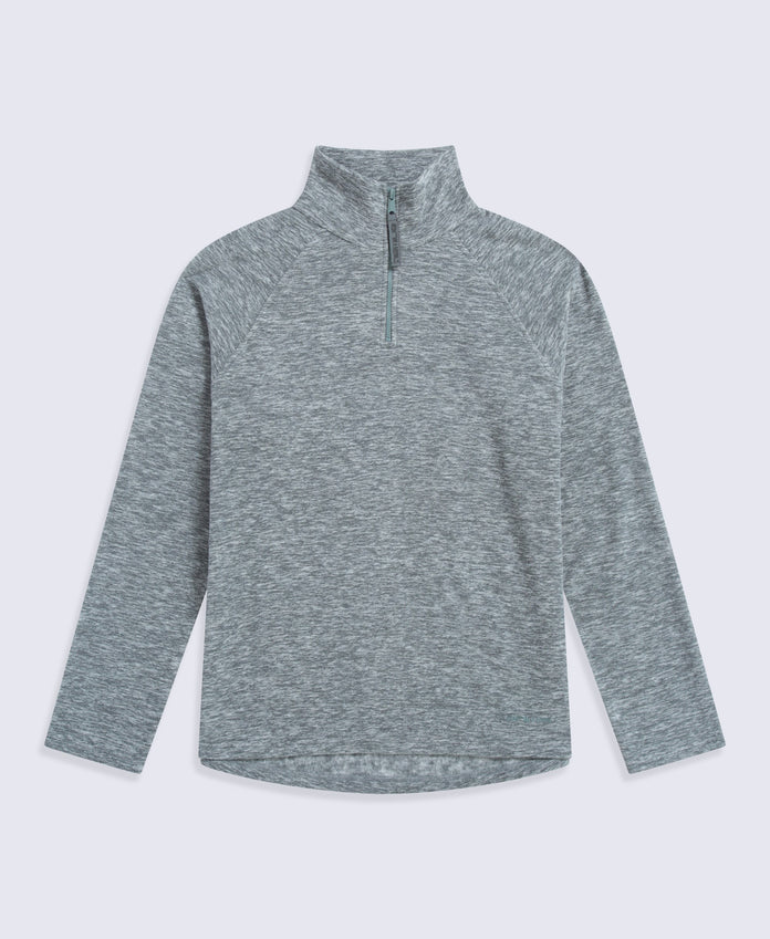 Riga Womens Melange Fleece - Dark Grey