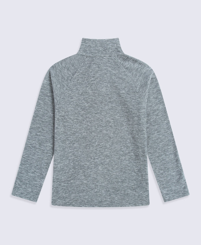 Riga Womens Melange Fleece - Dark Grey