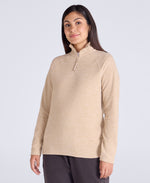 Riga Womens Melange Fleece - Light Beige