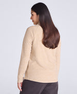 Riga Womens Melange Fleece - Light Beige