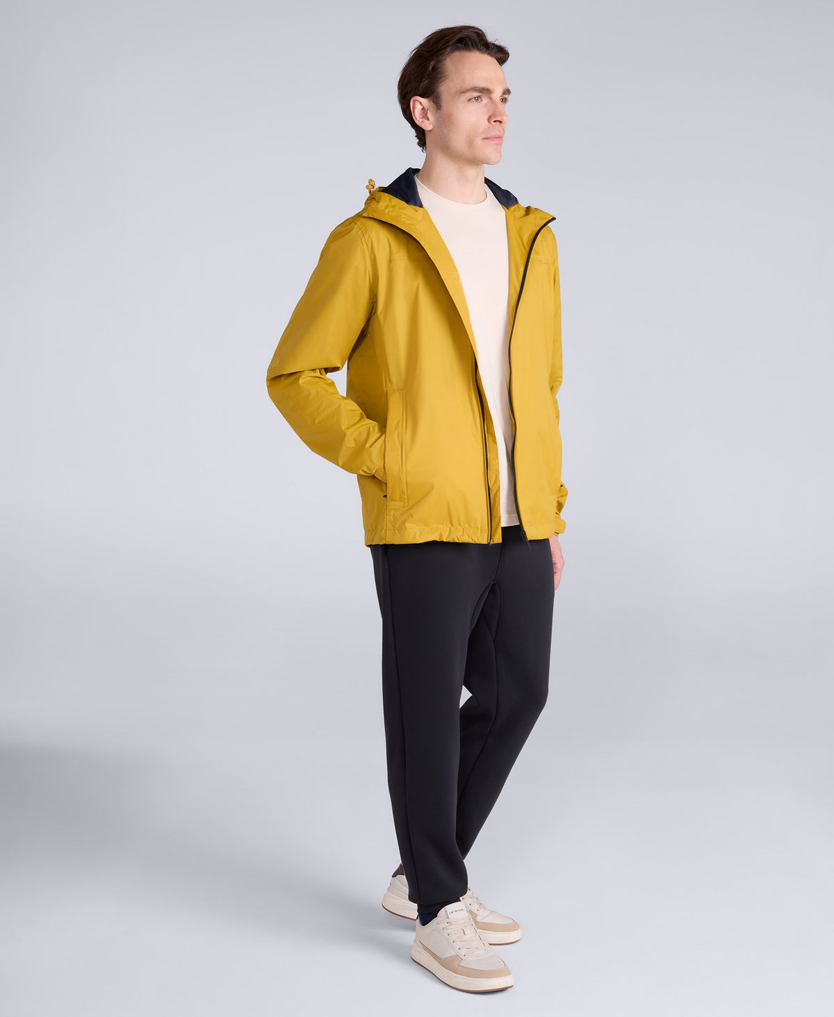 Torrent Mens Lightweight Waterproof Jacket - Mustard