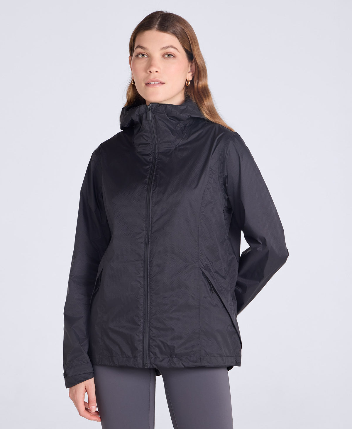 Swerve Womens Lightweight Waterproof Jacket - Black