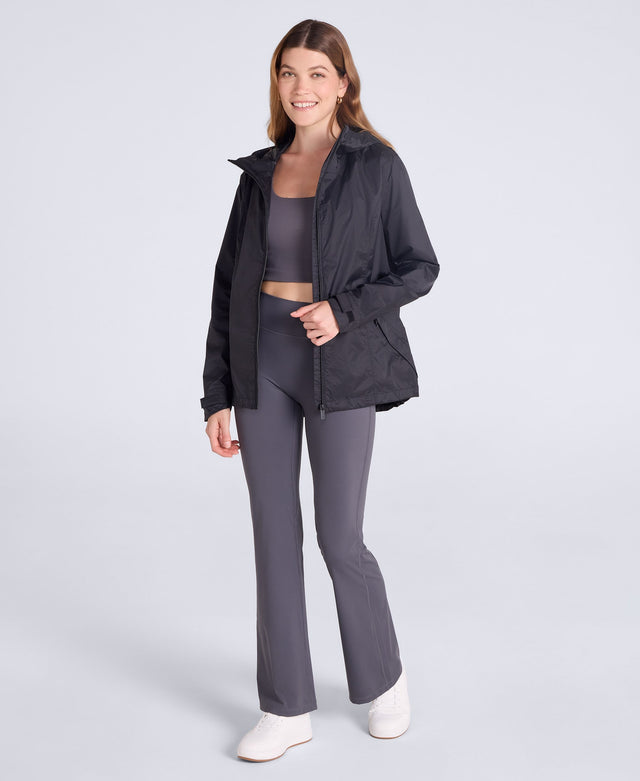 Swerve Womens Lightweight Waterproof Jacket - Black