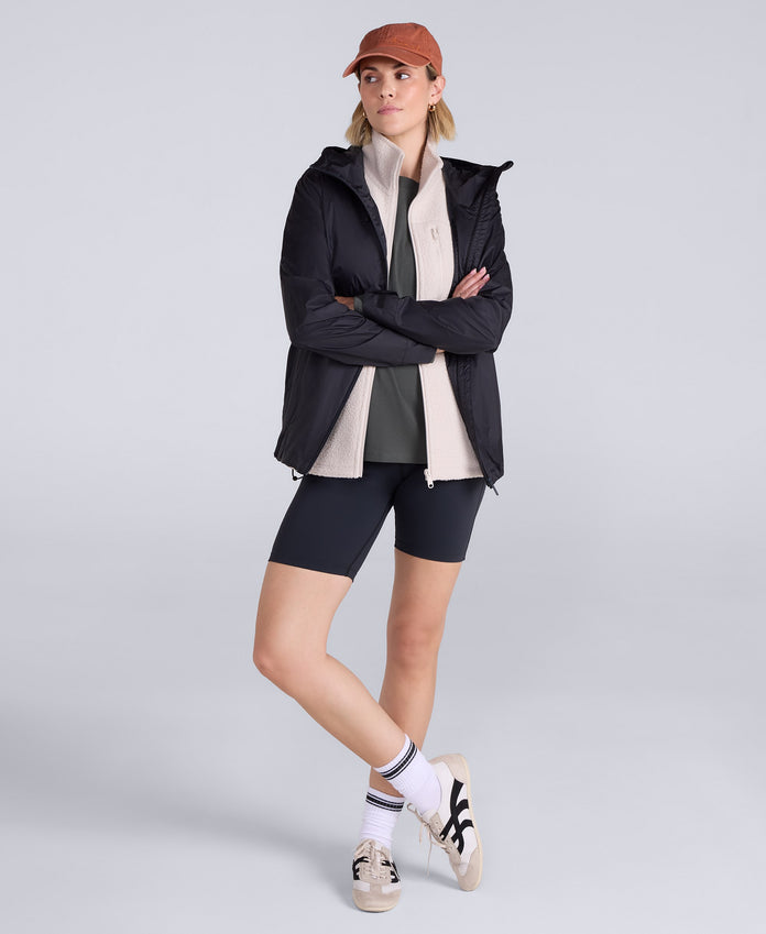 Swerve Womens Lightweight Waterproof Jacket - Black