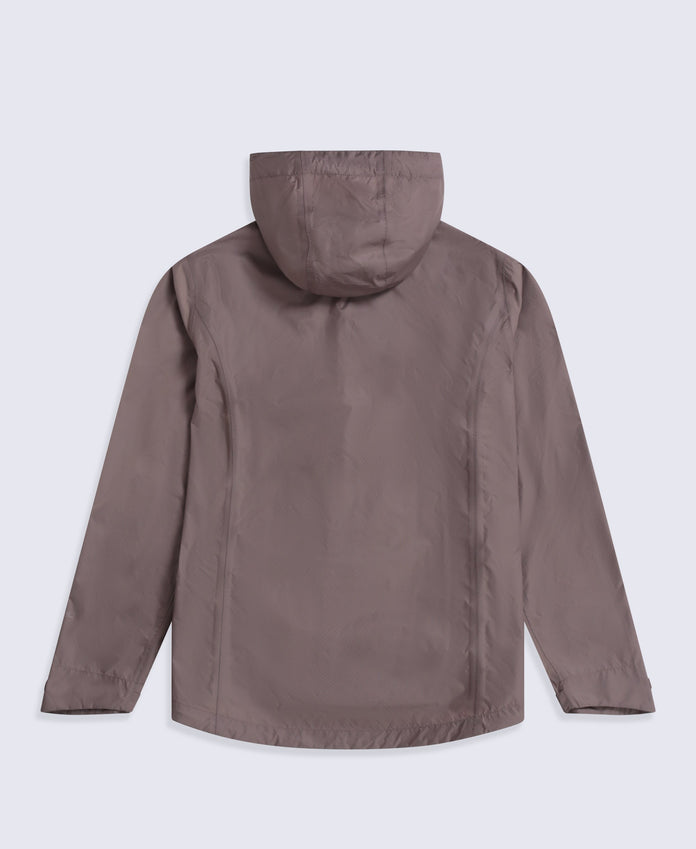 Swerve Womens Lightweight Waterproof Jacket - Brown