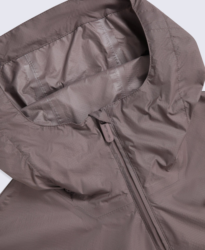 Swerve Womens Lightweight Waterproof Jacket - Brown