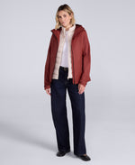 Swerve Womens Lightweight Waterproof Jacket - Rust