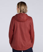 Swerve Womens Lightweight Waterproof Jacket - Rust