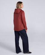 Swerve Womens Lightweight Waterproof Jacket - Rust