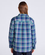 Seth Womens Fleece Bonded Shacket - Blue
