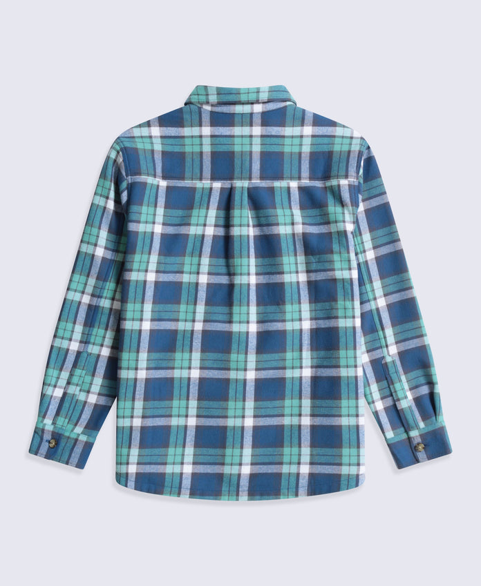 Seth Womens Fleece Bonded Shacket - Blue