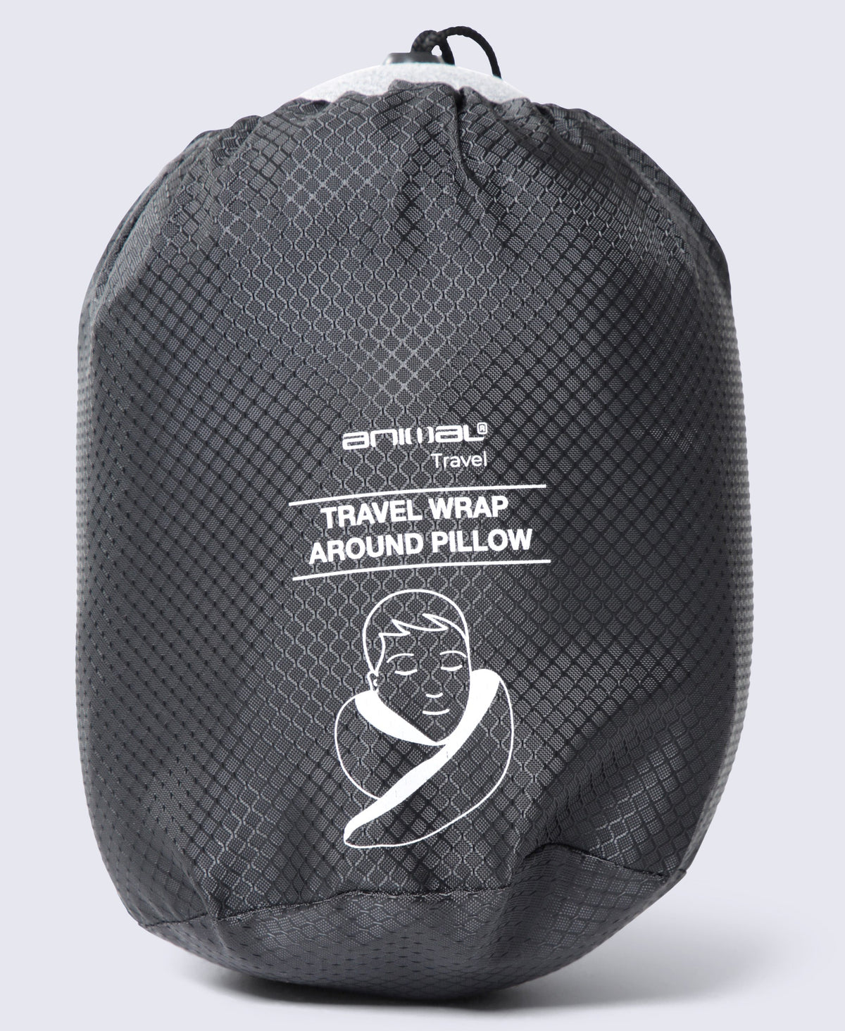 Wrap Memory Foam Travel Pillow - Grey