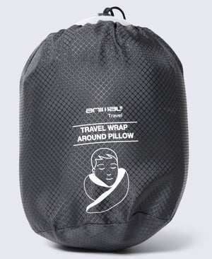 Wrap Memory Foam Travel Pillow - Grey