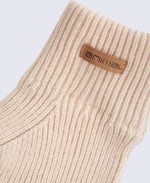 Rowan Mens Knitted Gloves - Light Beige