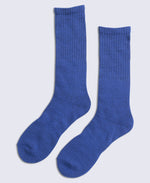 Rory Mens Outdoor Mid-Calf Socks 3 Pack - Blue