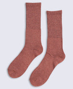Rory Women's Outdoor Mid Calf Socks 3 Pack - Rust
