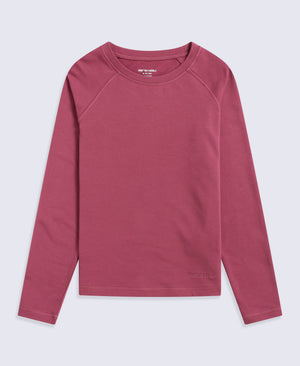 Blaze Kids Long Sleeve Top - Burgundy