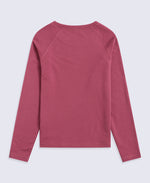 Blaze Kids TechTherm Long Sleeve Top - Burgundy
