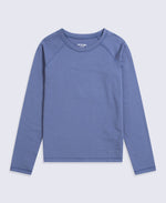Blaze Kids TechTherm Long Sleeve Top - Dark Blue