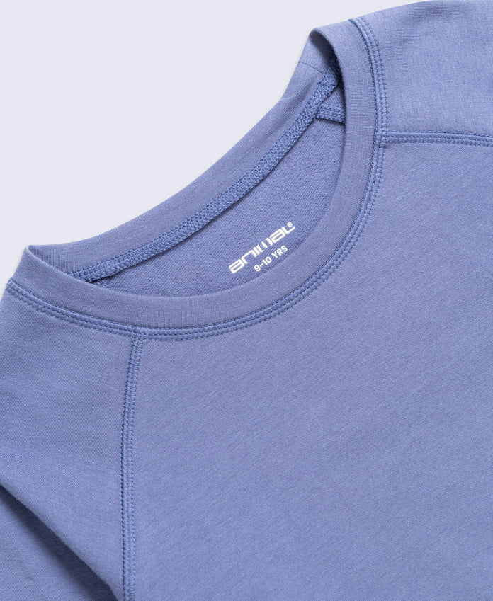 Blaze Kids TechTherm Long Sleeve Top - Dark Blue