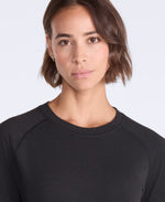Rapid Womens TechTherm Base Layer Long Sleeve Top - Black
