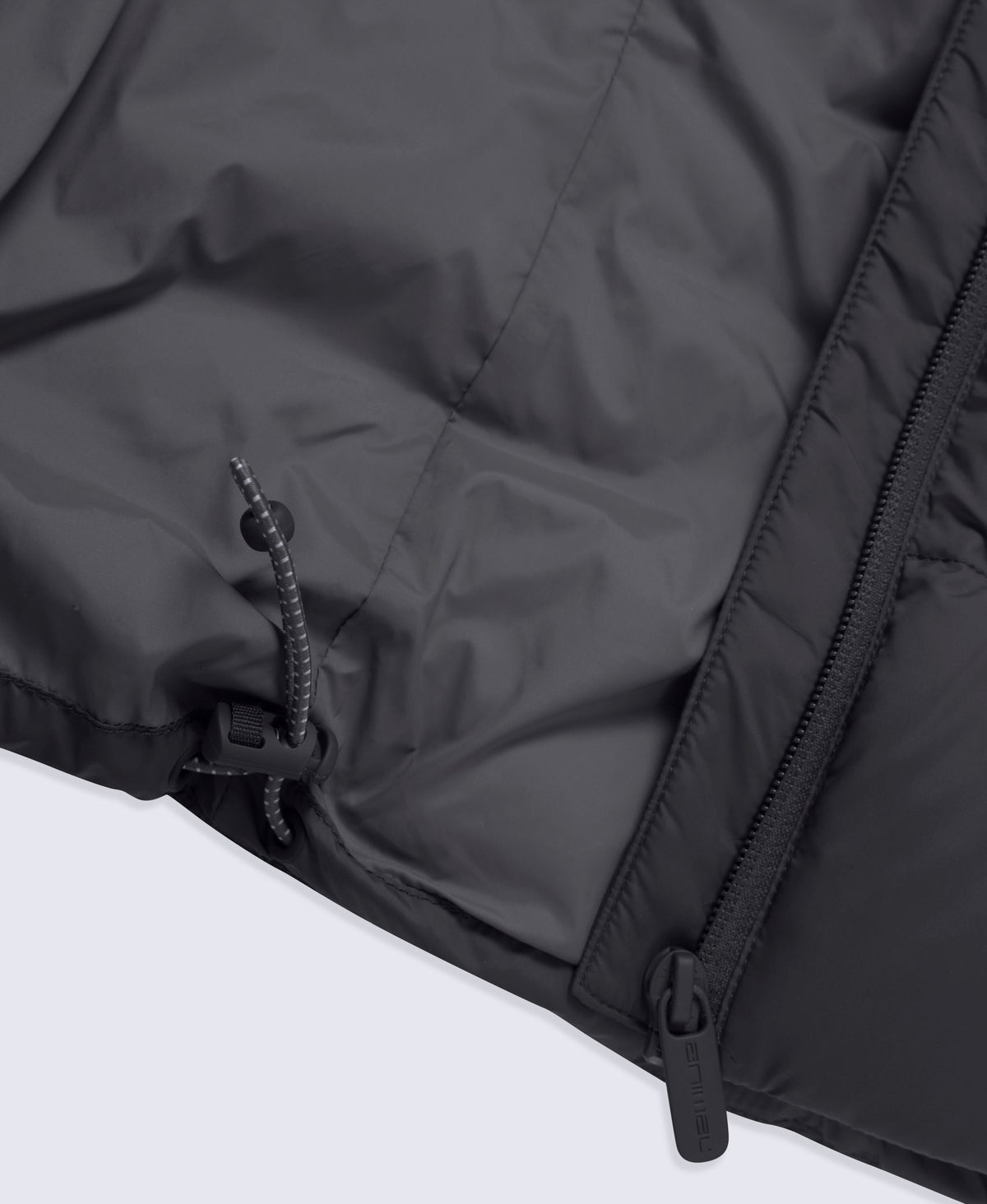 Stratus Mens Hooded Extreme Down Packable Jacket - Jet Black