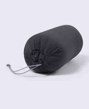Stratus Mens Hooded Extreme Down Packable Jacket - Jet Black