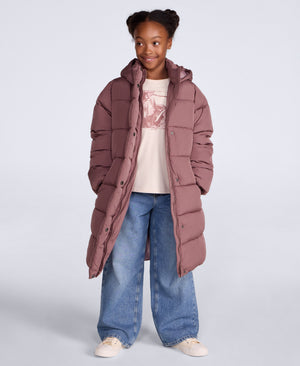 Juniper Kids Water Resistant Padded Jacket - Pink