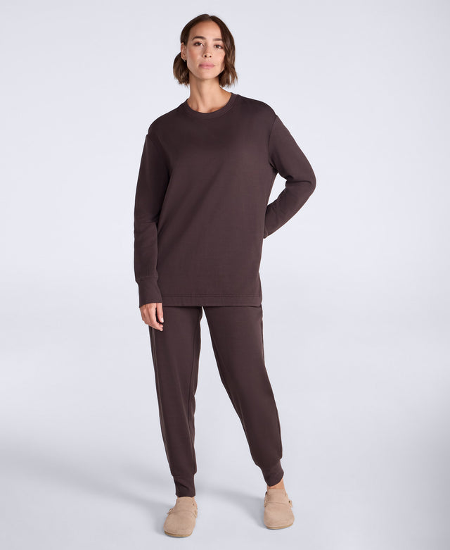 Womens Super Soft Jess Sweater - Dark Brown