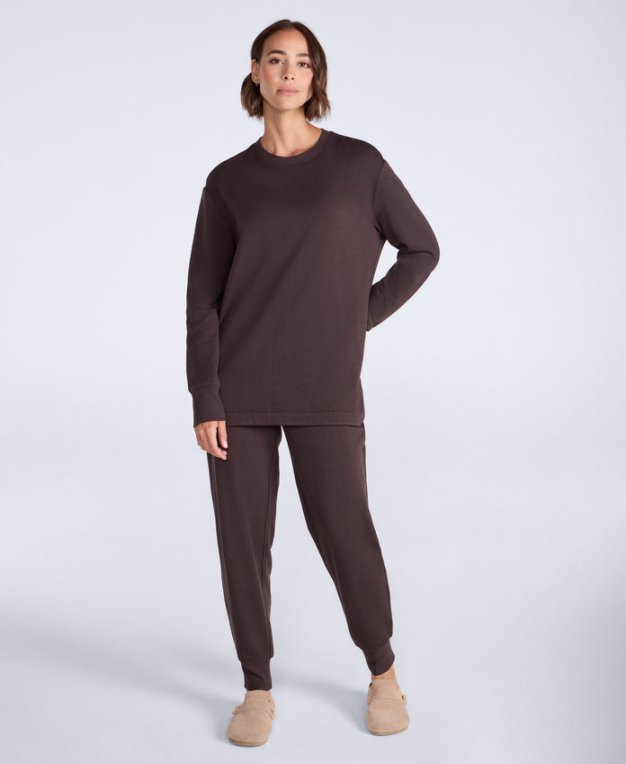 Womens Super Soft Jess Sweater - Dark Brown