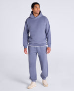 Weekender Mens Heavyweight Overhead Hoodie - Blue