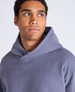 Weekender Mens Heavyweight Overhead Hoodie - Blue